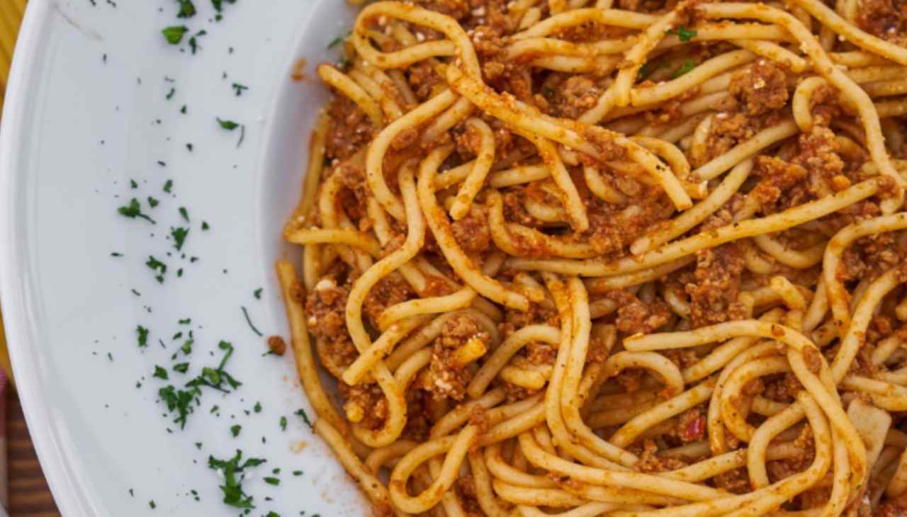 spaghetti ragù primo vegan