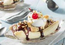 Banana split alla Nutella con gelato fatto in casa | Ricetta facile e gustosa Banana split con gelato fatto in casa