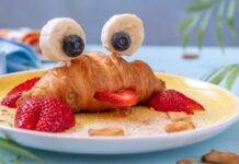 Croissant fragola banana mirtilli