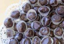 Castagne ricoperte di cioccolato