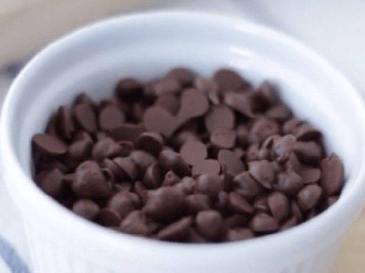 Torta con gocce di cioccolato