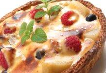 Crostata alle castagne con crema dolce di ricotta e frutta ricettasprint