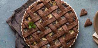 Crostata integrale di pere e cioccolato ricettasprint