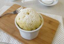 mug cake al limone