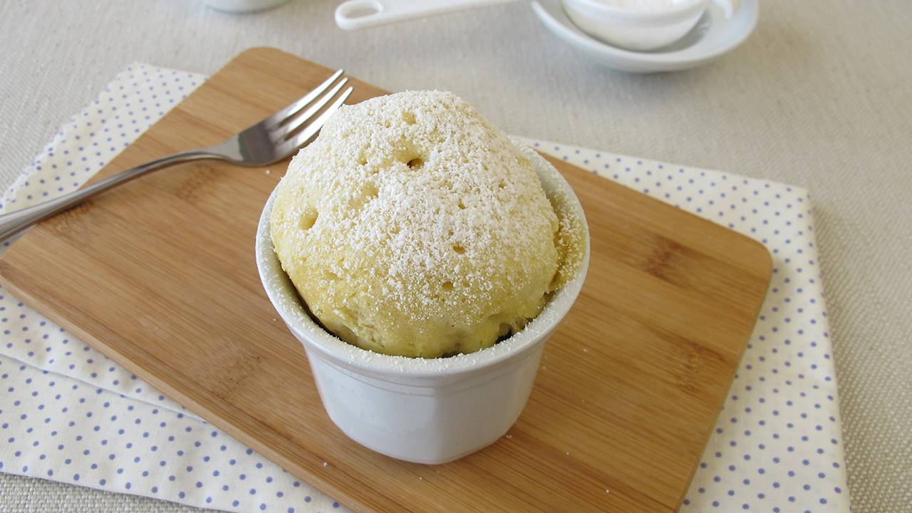 mug cake al limone