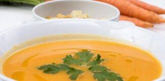 minestra tuberi arancione