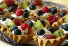 mini torte dolcetti semplici frutta