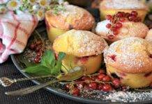 Dolci soffici ai ribes