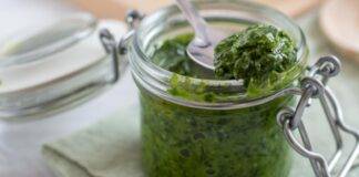 pesto condimento erba aromatica agrumi senza cottura