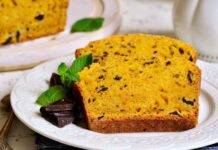 Plumcake soffice di carote con gocce di cioccolato ricettasprint