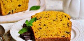 Plumcake soffice di carote con gocce di cioccolato ricettasprint