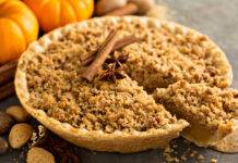 crostata di zucca con granella