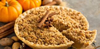 crostata di zucca con granella