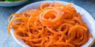 spaghetti tuberi arancione leggeri
