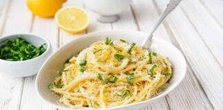 Pasta con limone