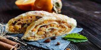 Strudel con frutta secca