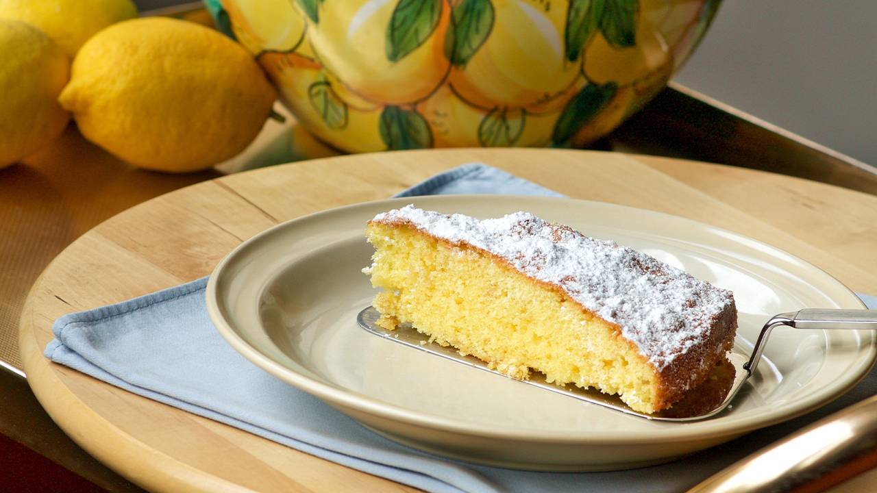 Torta al limone leggera