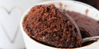 mug cake al cacao