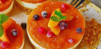 cheesecake al cachi ricettasprint