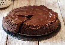 torta fondente al rum con cuore arancia ricettasprint