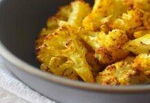 Cavolfiore al forno con curry | Facile e super veloce Cavolo al forno