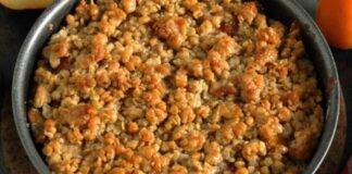 Crumble di zucca al forno ricetta