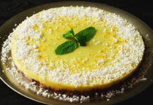torta con crema di limone