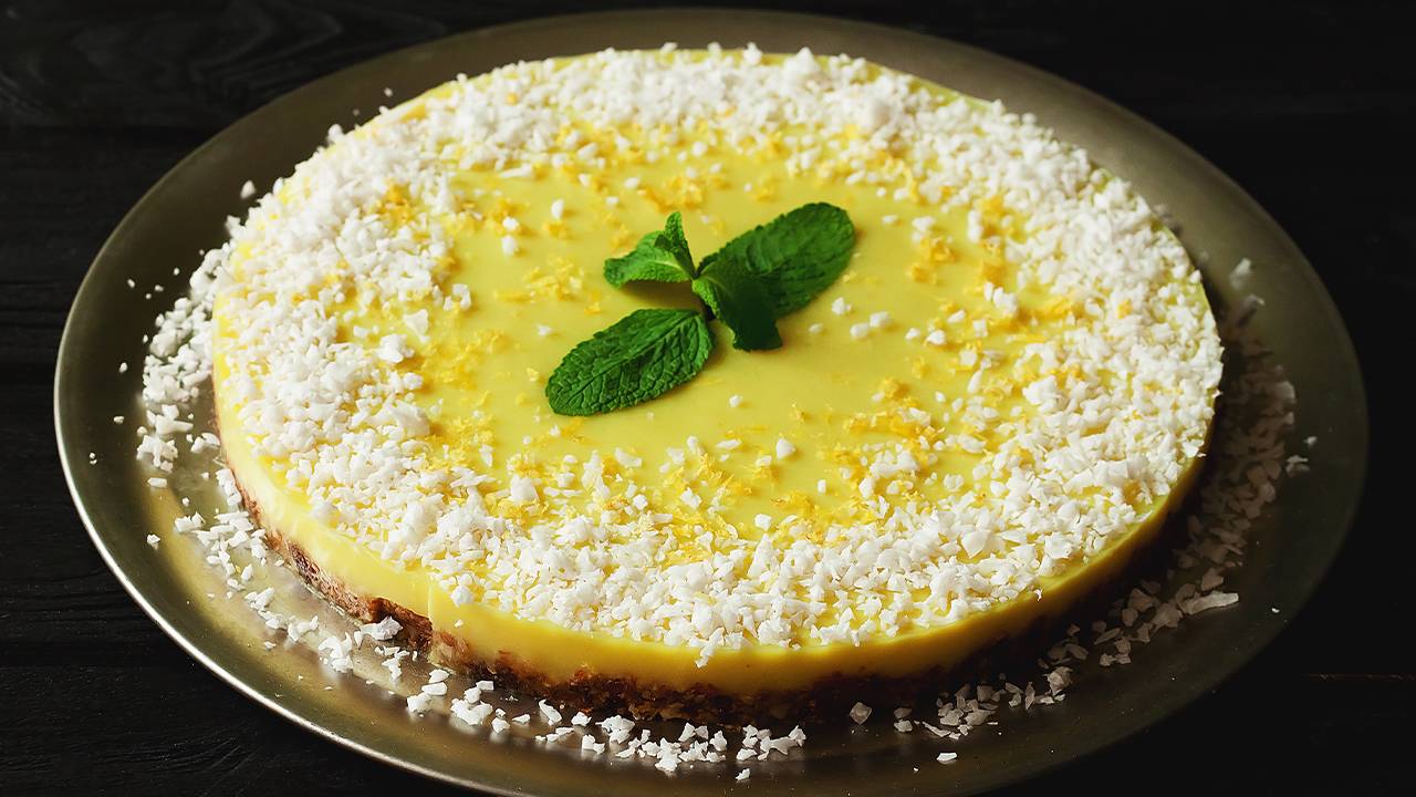 torta con crema di limone