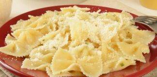 farfalle pasta burro formaggio