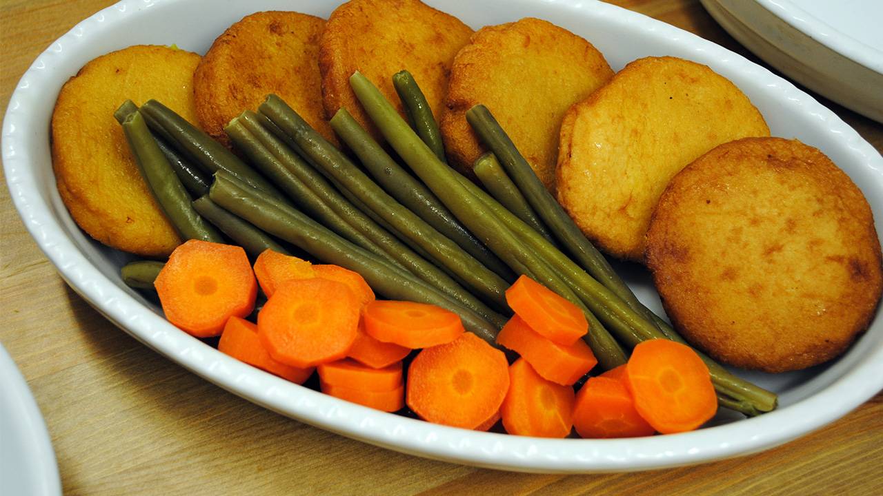 Salmone impanato e fritto