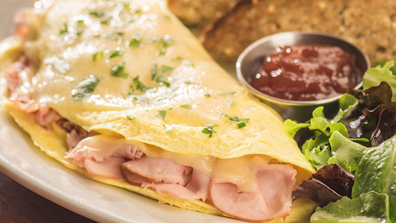 frittata formaggio e prosciutto