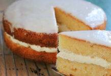 torta con crema di ricotta