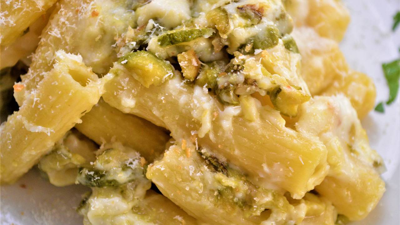 pasta al forno con zucchine