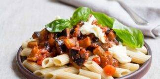 pasta con melanzane FOTO ricettasprint
