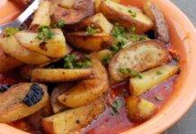 patate arrostite pomodoro