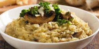 risotto funghi parmigiano semplice