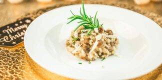 Risotto alle castagne rosmarino e lardo di colonnata ricetta