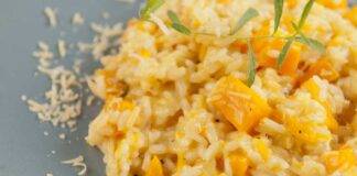 Risotto zucca e arancia