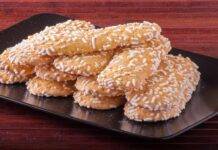 Biscotti con granella di zucchero