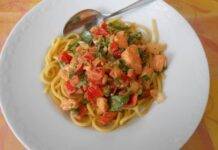 Spaghetti pasta sugo tonno veloce