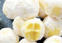Tartufini al limone, bontà senza burro e senza cottura Dolcetti al lmone e cioccolato bianco