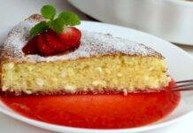 torta Margherita veloce frutta