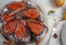 Torta di pere glassate con farina di castagne ricettasprint