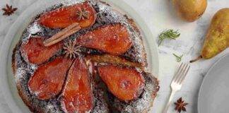 Torta di pere glassate con farina di castagne ricettasprint