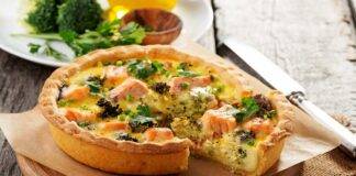 torta salmone broccoli ricetta FOTO ricettasprint