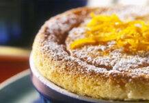 Dolce morbido alla ricotta e agrume