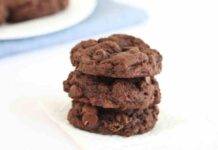 Biscotti al cioccolato e yogurt greco morbidi