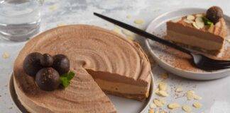 cheesecake al doppio cioccolato e pandoro ricettasprint