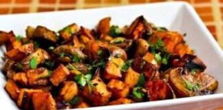 patate e funghi arrosto ricettasprint