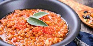 ragù lenticchie piccante ricettasprint
